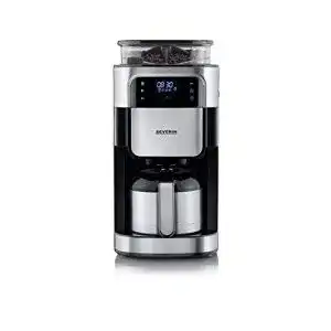 Severin Filterkaffeemaschine mit Edelstahl-Mahlwerk und Thermokanne