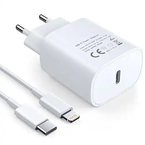Ladegerät für iPhone 13 Nebite mit 1,8 m USB-C-Kabel und Netzteil