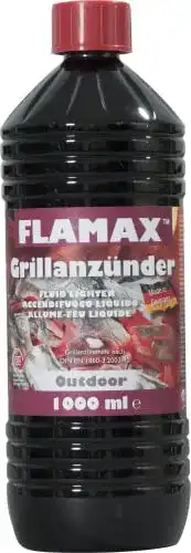 Flamax Grillanzünder 1000ml flüssig für sicheres Grillen