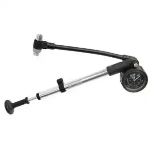 Dämpferpumpe Beto Fahrradpumpe mit Manometer