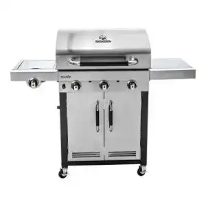 Edelstahl Gasgrill Char-Broil Advantage 345S mit 3 Brennern und Seitenbrenner