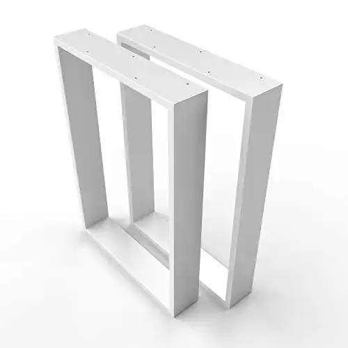 Tischkufen Sossai XXL aus Stahl TKK3 mit Rahmenprofil 100 mm x 20 mm