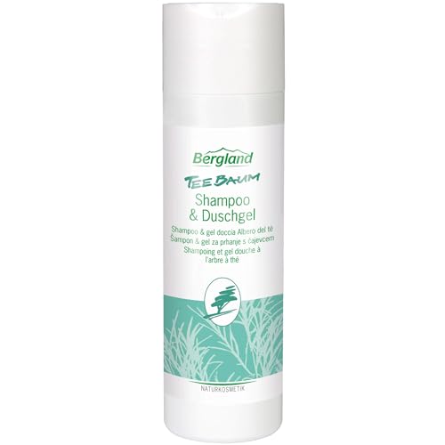 Teebaumöl Shampoo und Duschgel von Bergland – 1er Pack