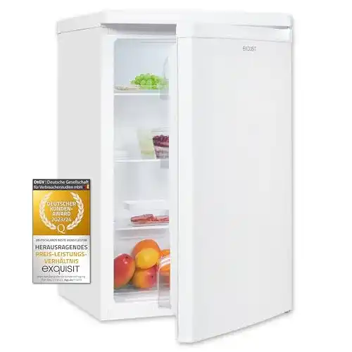 Exquisit Kühlschrank KS16-V-040E in Weiß mit 127 l Volumen
