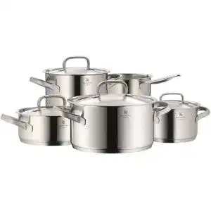 WMF Gourmet Plus Topfset Induktion 5-teilig aus Cromargan Edelstahl