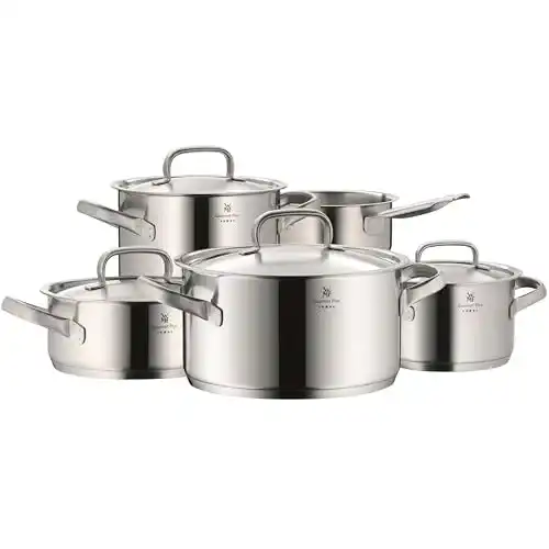 WMF Gourmet Plus Topfset Induktion 5-teilig aus Cromargan Edelstahl