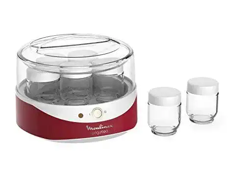 Moulinex Joghurtbereiter Yogurteo YG2295 mit 7 Gläsern à 160ml
