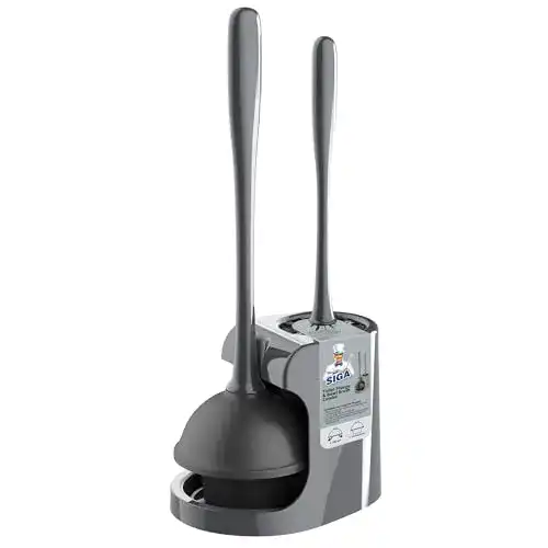 Pömpel und Toilettenbürste Set von MR.SIGA für das Badezimmer