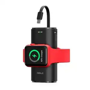 iWALK Ladestation für Apple Watch und iPhone, 3 in 1 mit 9000mAh Powerbank