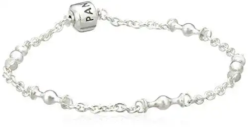 Pandora Damen-Armband aus Sterling Silber mit Clip-Funktion