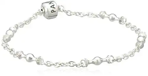 Pandora Damen-Armband aus Sterling Silber mit Clip-Funktion
