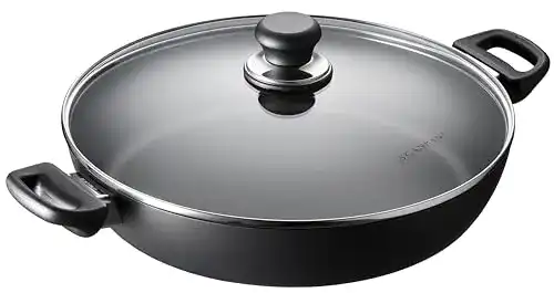 Scanpan Classic Chef Pfanne 32 cm mit Deckel und Stratanium Antihaftbeschichtung