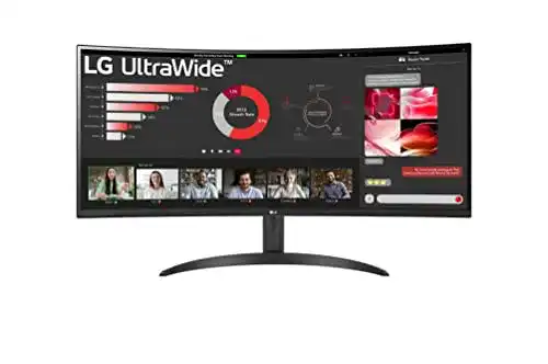 34 Zoll LG UltraWide Curved QHD Monitor mit 21:9 Seitenverhältnis