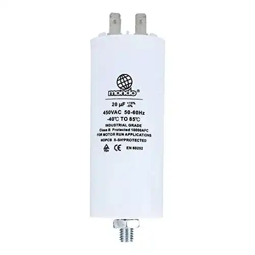 Anlaufkondensator Luth Profi Parts 20µF 450V mit 6,3mm AMP