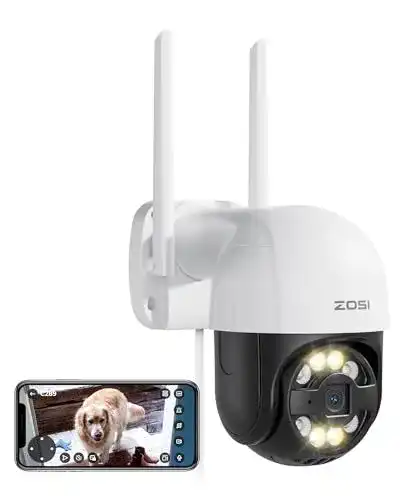 Zosi 2K Überwachungskamera für Außenbereich mit WLAN