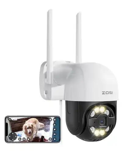 Zosi 2K Überwachungskamera für Außenbereich mit WLAN