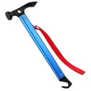Campinghammer Qwork Camping Hammer 30,5 cm aus Aluminium für Outdoor-Aktivitäten