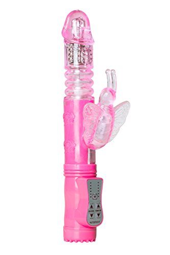 Perlenvibrator Easytoys Stoßender Rabbit Vibrator mit Wasserdichtigkeit und Vibrationsmodi
