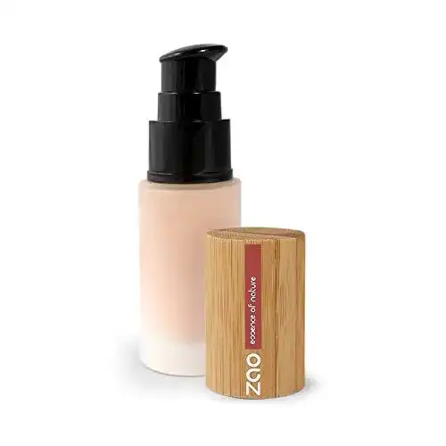 Naturkosmetik Make-up ZAO Bambus Liquid Silk Foundation Nr. 710 Light Peach