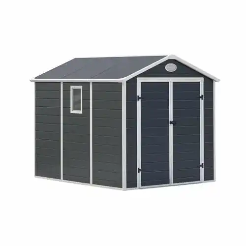 Gartenhaus aus Kunststoff Gardiun KSP38140 mit 5,23 m² Stauraum
