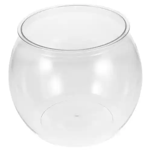 Goldfischglas Cabilock 24cm Mini Aquarium für Fische und Dekoration