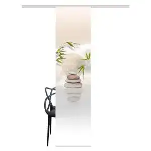 Fotogardinen Home Fashion Schiebevorhang Natur 245 x 60 cm