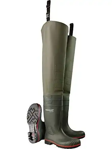 Watstiefel Dunlop in grün, Größe 40