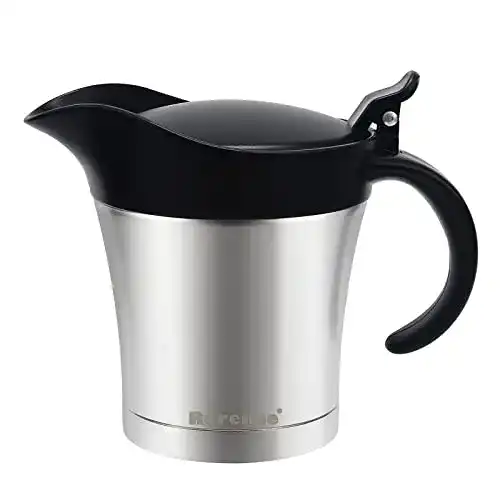 Thermo-Sauciere Rorence aus Edelstahl mit 470 ml Volumen