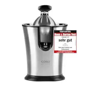 Saftpresse Caso CP 330 Pro – Elektrische Zitruspresse mit Universal-Presskegel