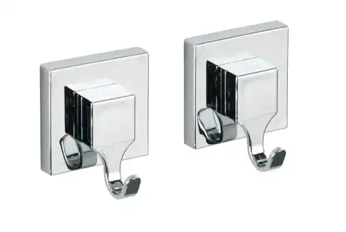 Wenko Vacuum-Loc Wandhaken Quadro 2er Set Handtuchhaken