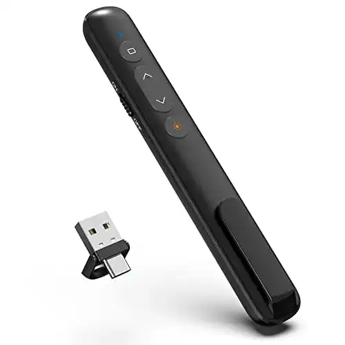 Bluetooth-Präsentator mit Laserpointer und Fernbedienungsfunktion