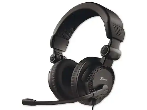 Trust Como Over-Ear Kopfhörer mit Mikrofon und 3,5 mm Anschluss