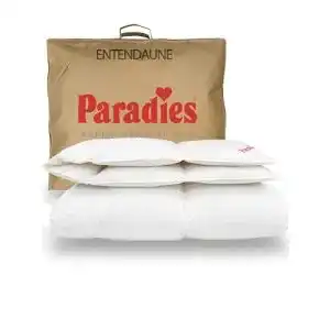 Paradies Daunendecke 155×220 cm für das ganze Jahr mit 840g Füllgewicht