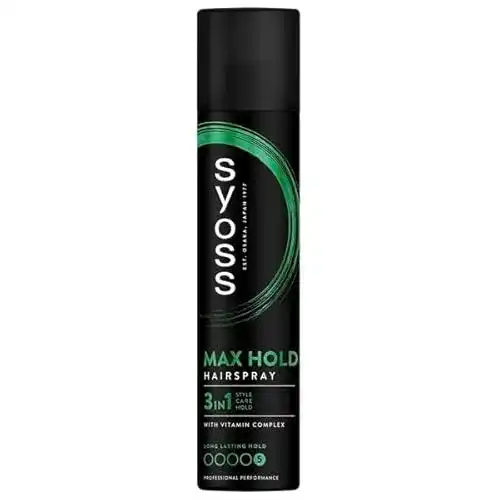 Syoss Haarspray 6er Pack Max Hold 3in1 300ml mit Vitaminkomplex