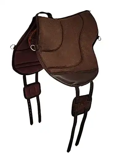 Reitpad A&M Reitsport Bareback Pad mit Klettkissen baumlos