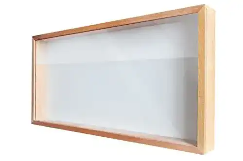 Schaukasten Demiriola 3D Bilderrahmen 50 x 25 x 5 cm aus Holz und Glas