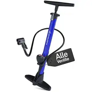 Standluftpumpe Byklista für alle Ventile mit großem Manometer