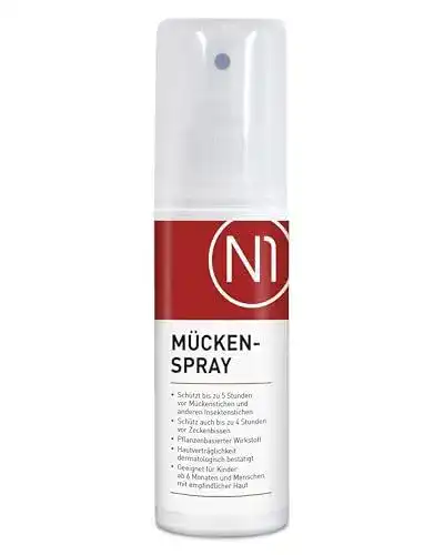 Zecken Spray N1 Mückenspray 100 ml – Pflanzlicher Insektenschutz
