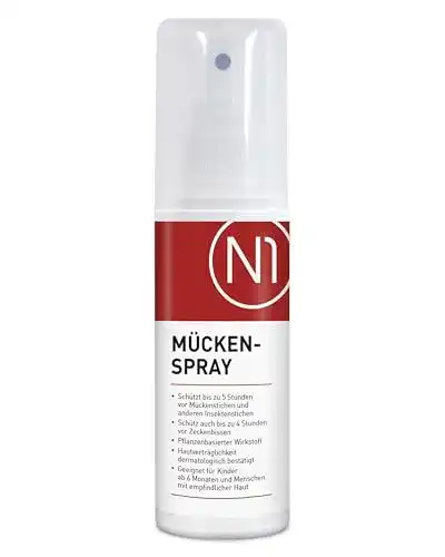 Zecken Spray N1 Mückenspray 100 ml – Pflanzlicher Insektenschutz
