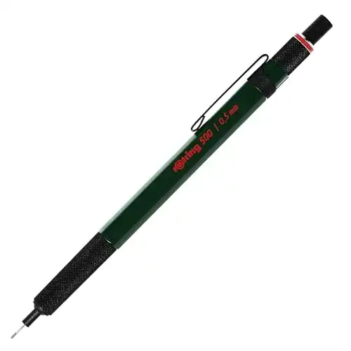 Druckbleistift Rotring 500 0,5 mm mit grünem Schaft
