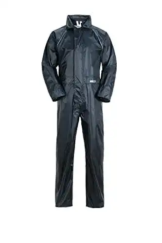 Motorrad-Regenkombi Planam Herren Outdoor Regenoverall Aqua