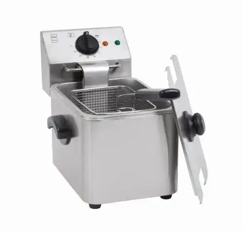 Kaltzonen-Fritteuse von METRO Professional, elektrische Fritteuse 4 Liter