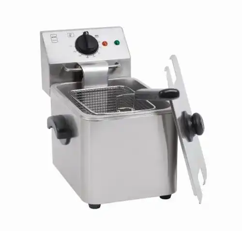 Kaltzonen-Fritteuse von METRO Professional, elektrische Fritteuse 4 Liter