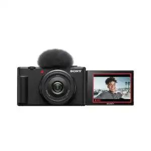 Sony Vlog Kamera ZV-1F Kompaktkamera mit 4K Video und drehbarem Display