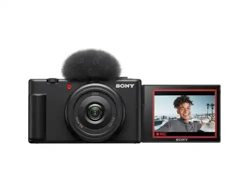 Sony Vlog Kamera ZV-1F Kompaktkamera mit 4K Video und drehbarem Display