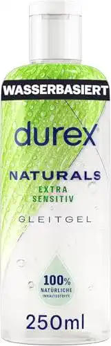Gleitgel auf Wasserbasis Durex Naturals Extra Sensitiv 250 ml