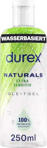 Gleitgel auf Wasserbasis Durex Naturals Extra Sensitiv 250 ml