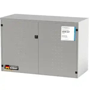 Fahrradgarage Reinkedesign Multifunktionsbox aus Edelstahl