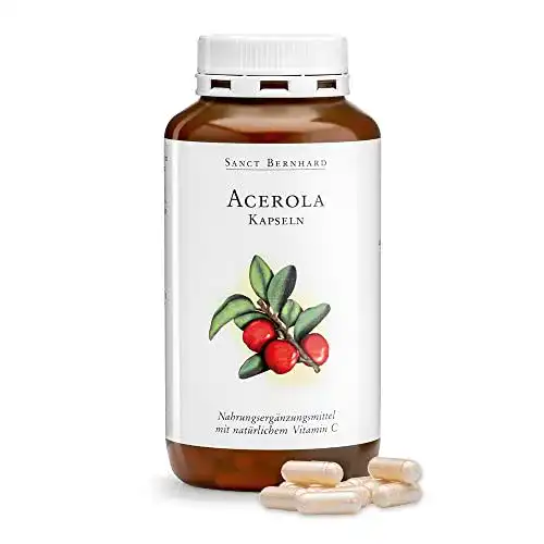 Acerola-Kapseln von Sanct Bernhard im Vergleich