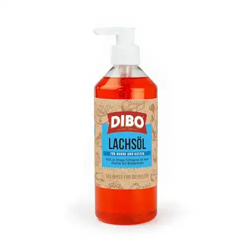 DIBO Lachsöl für Hunde mit Pumpe, 500 ml
